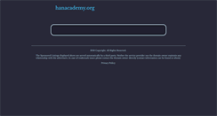 Desktop Screenshot of hanacademy.org