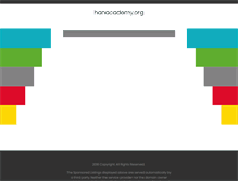 Tablet Screenshot of hanacademy.org